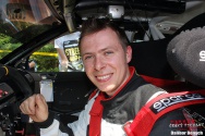 Rallye Český Krumlov: Přeskupení v Jelení zahradě v Českém Krumlově
